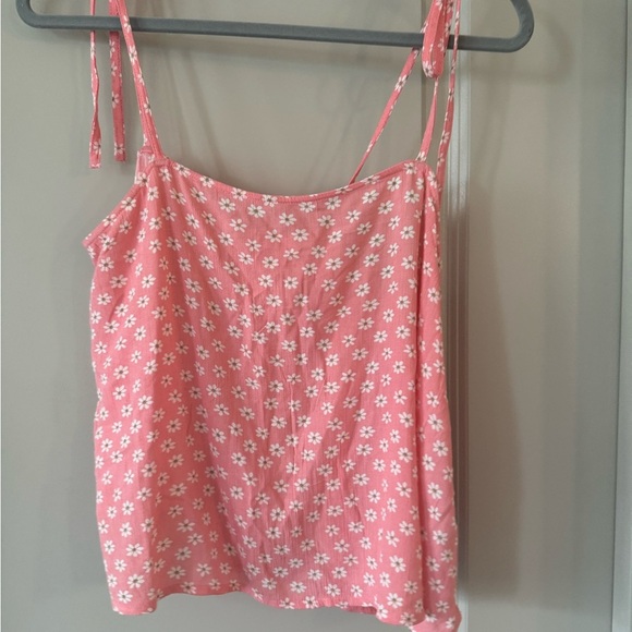 Billabong Pink Floral Top l L - Picture 1 of 4